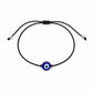 Bracciale con cordoncino e occhio portafortuna