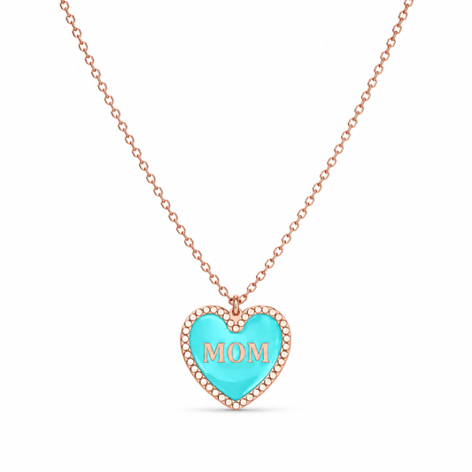 Collana Mom in argento 925 rosato
