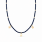 Collana lunga con zirconi e stelline