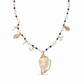 Collana multicharm in acciaio e ottone