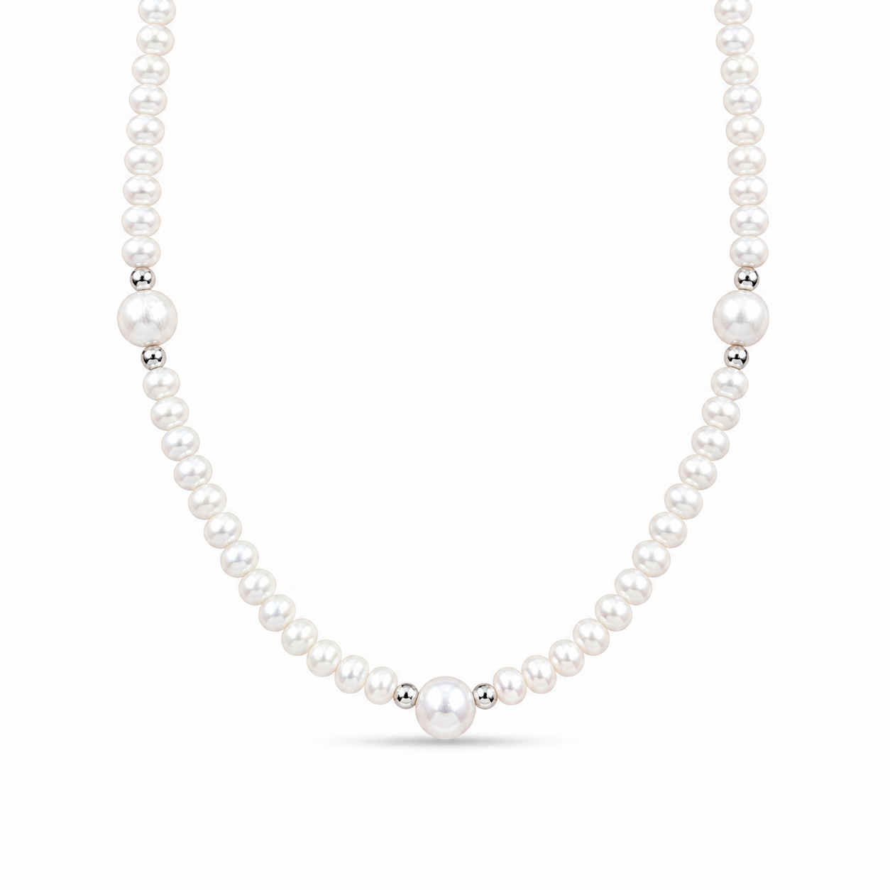Collana con perle naturali