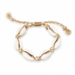 Bracciale in corda e conchiglie naturali