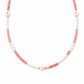 Collana con perline in vetro, perle e margherite in Murano