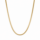 Collana snake in acciaio dorato