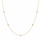 Collana con perline in acciaio