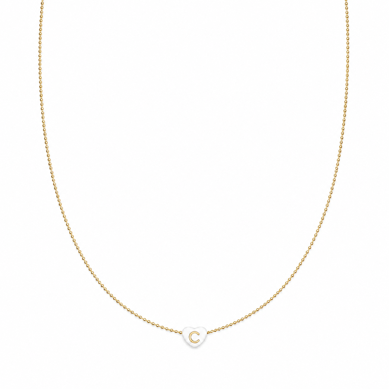 Collana in argento 925 con iniziale