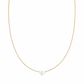 Collana in argento 925 con iniziale