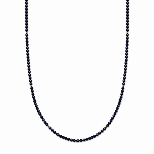 Girocollo con pietre dure e pepite in argento 925