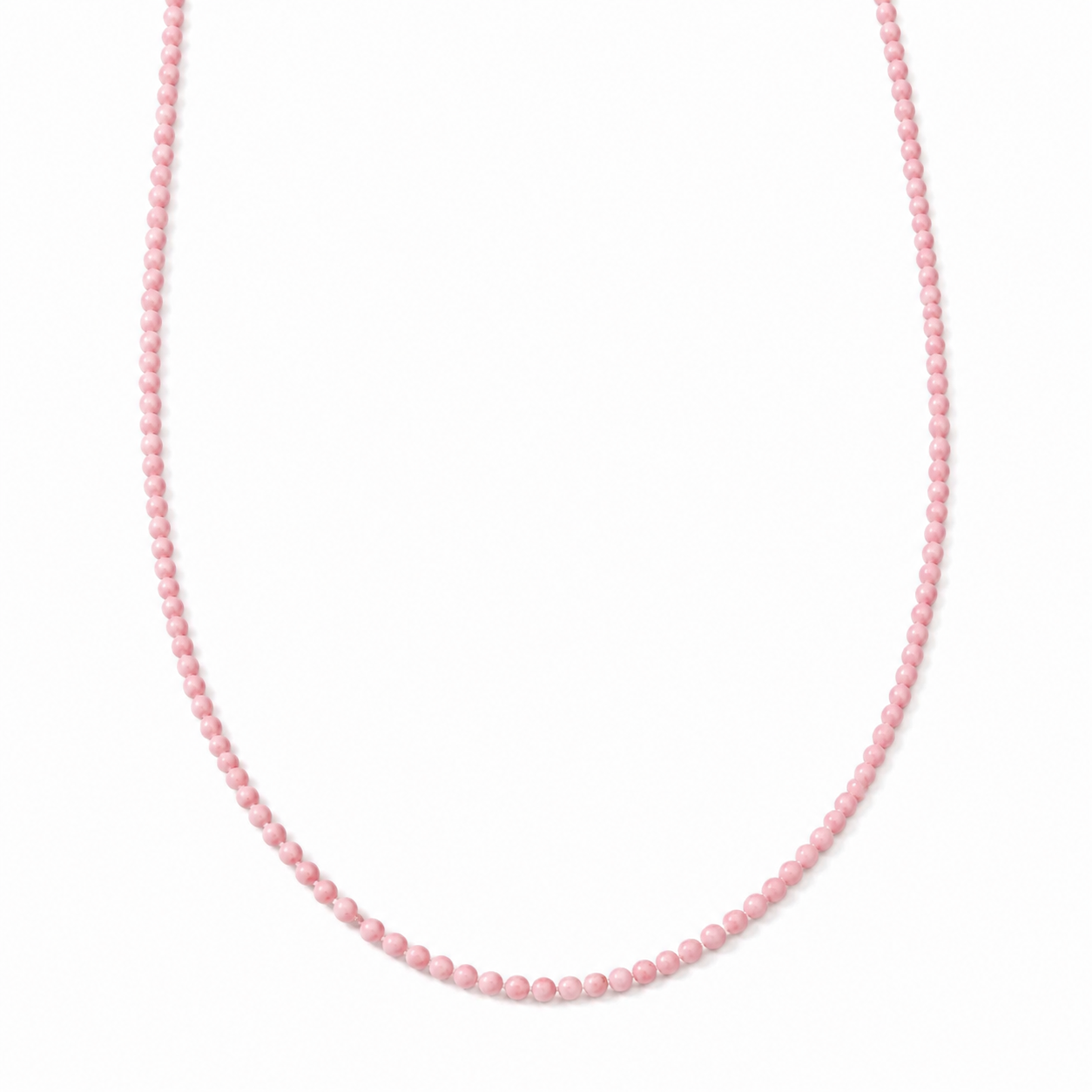 Collana in corallo rosa