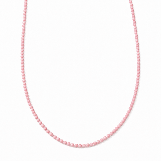 Collana in corallo rosa