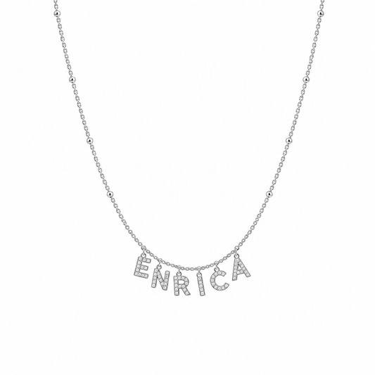 Collana in argento 925 con nome