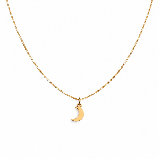 Collana in argento 925 con luna