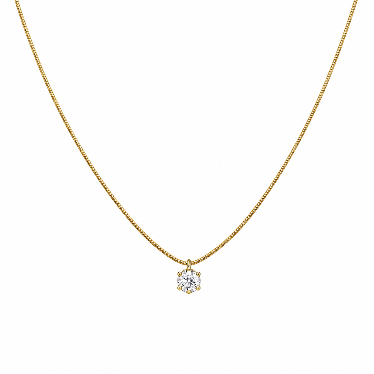 Collana punto luce in argento 925