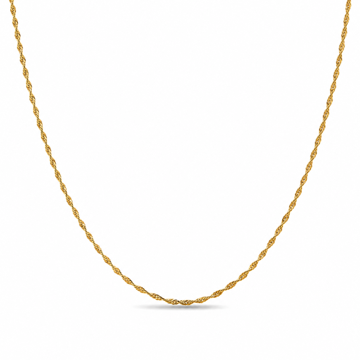 Collana lavorata in acciaio