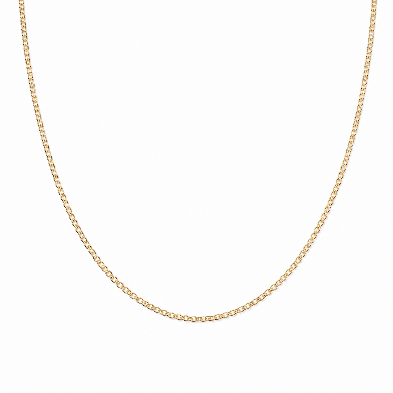 Collana catena rolo' in argento 925