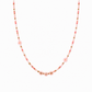 Collana con perline in vetro e letterine