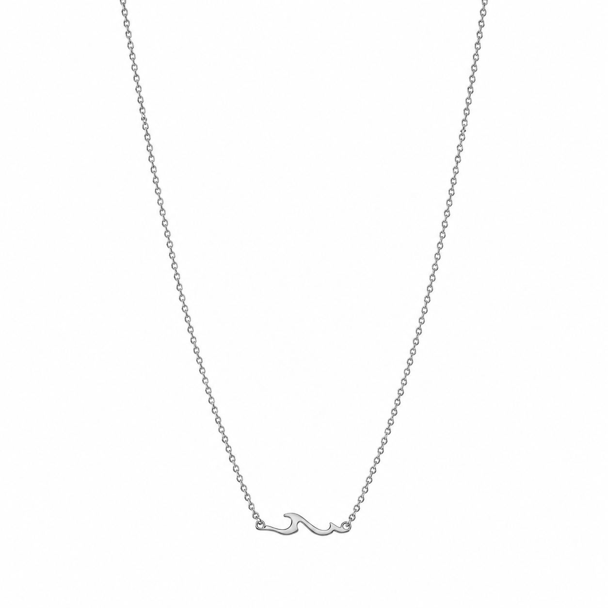 Collana in argento 925 con onda
