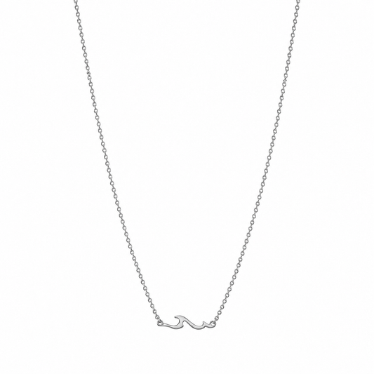 Collana in argento 925 con onda