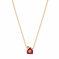 Collana in acciaio con casetta