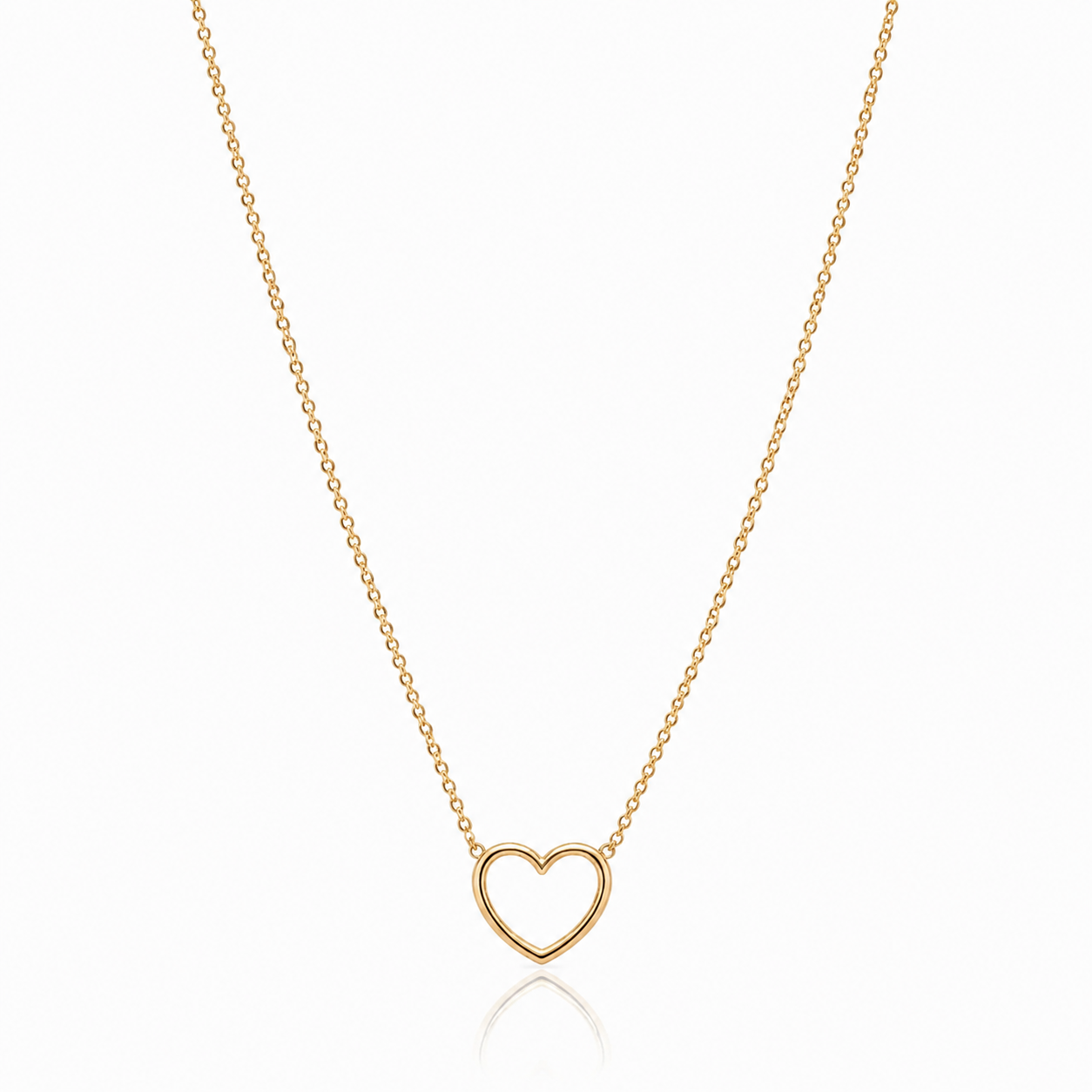 Collana in acciaio con cuore