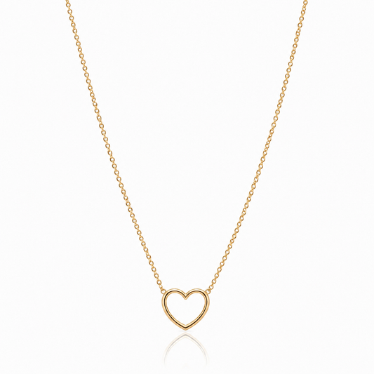 Collana in acciaio con cuore