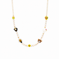 Collana con perle naturali e elementi in vetro