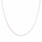 Collana con perle di fiume modello riso e perline in argento 925 dorato