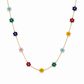 Collana in acciaio con margherite - nuovi colori