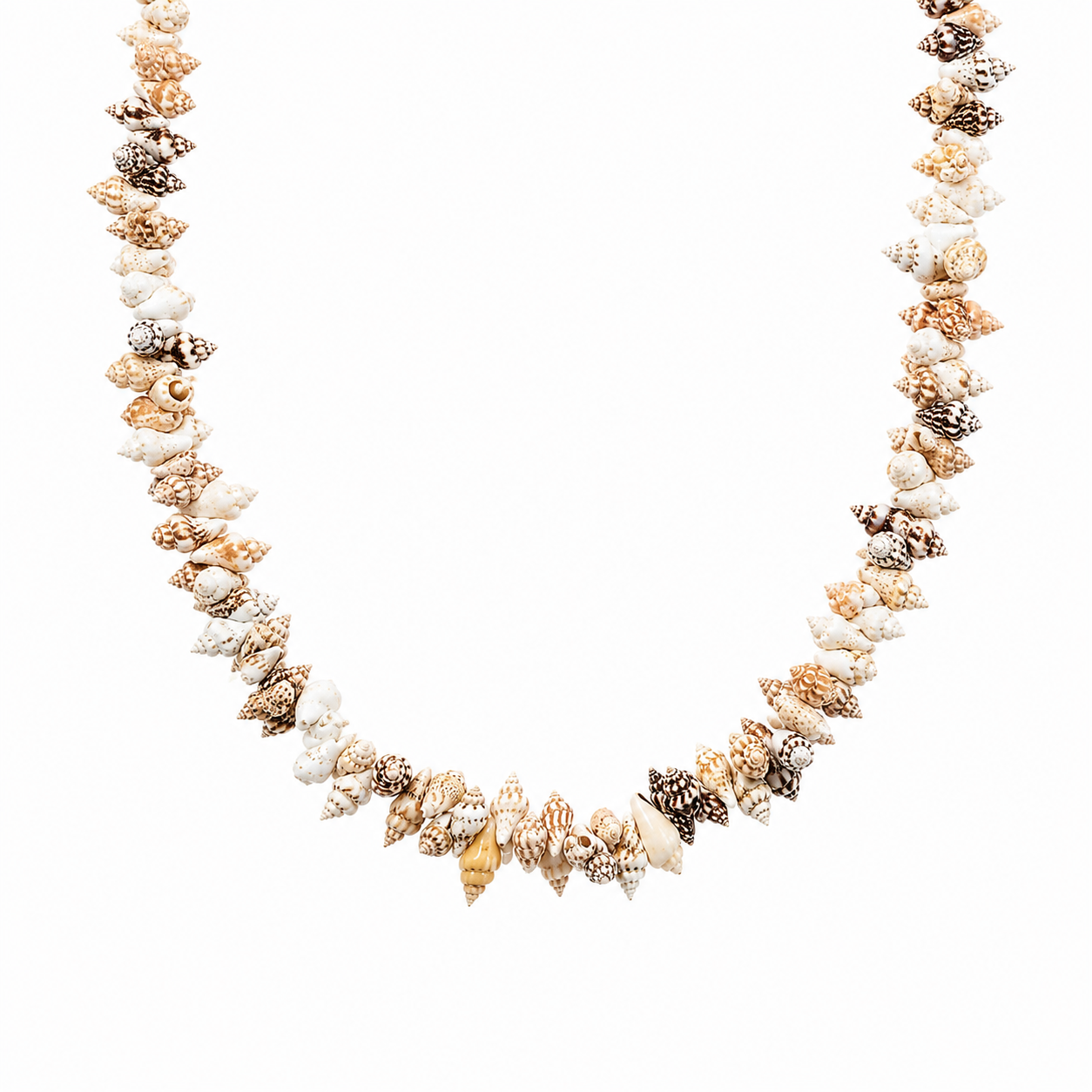 Collana con conchiglie naturali