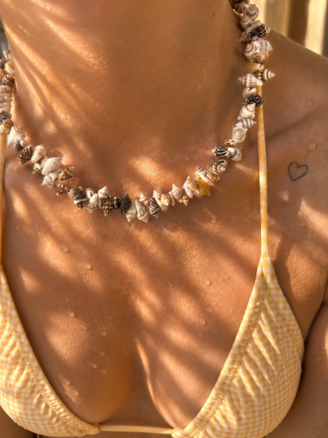 Collana con conchiglie naturali