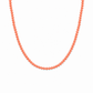 Collana in pasta di corallo salmone