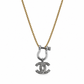 Collana con charm e catena in acciaio