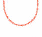 Collana con chips di corallo rosa naturale