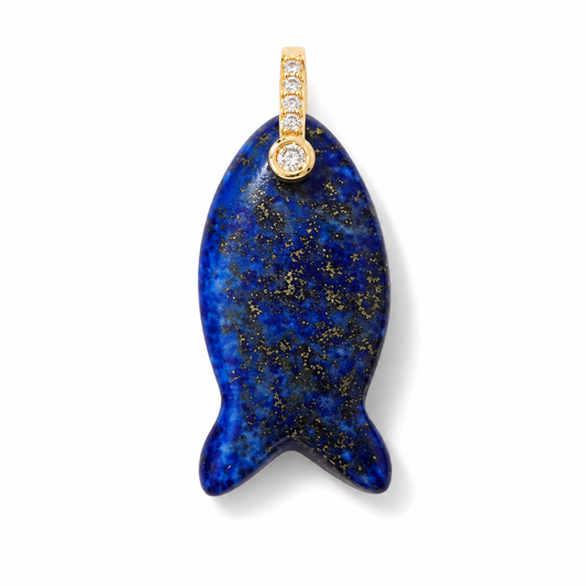 Charm pesce in lapis