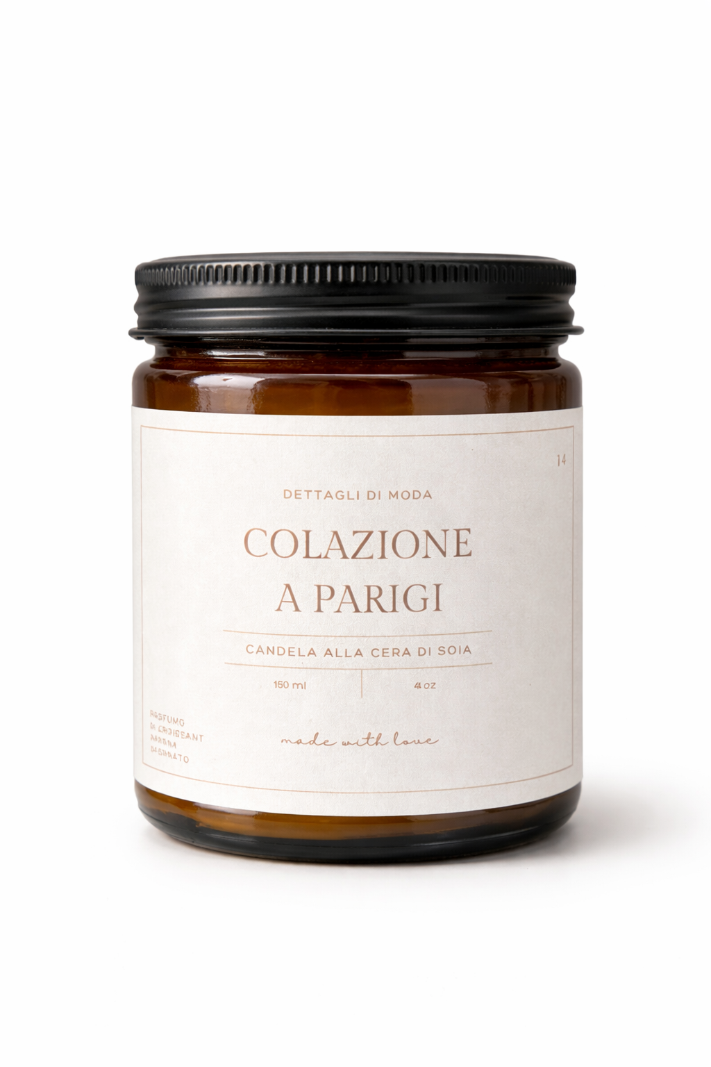 Colazione a Parigi - candela alla cera di soia