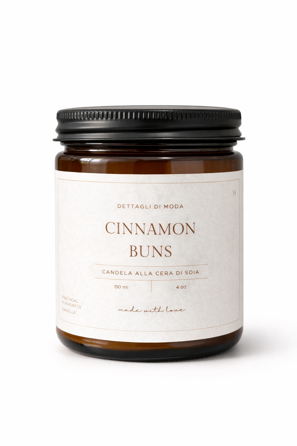 Cinnamon Buns - candela alla cera di soia