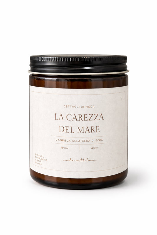 La carezza del mare - candela alla cera di soia