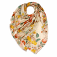 Sciarpa misto cotone con stampa floreale