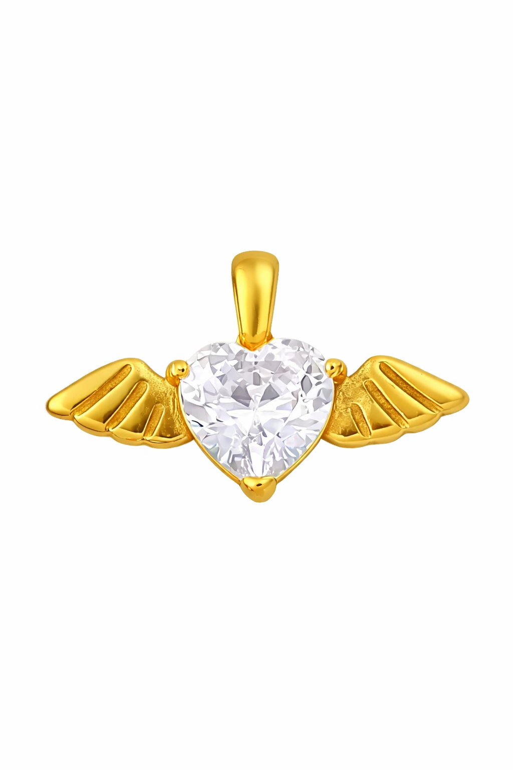 Charm cuore alato