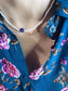 Collana con perline in vetro e occhio greco in resina