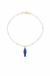 Collana con perline in vetro e pesce smaltato
