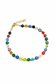 Cavigliera con margherite multicolor in vetro di Murano