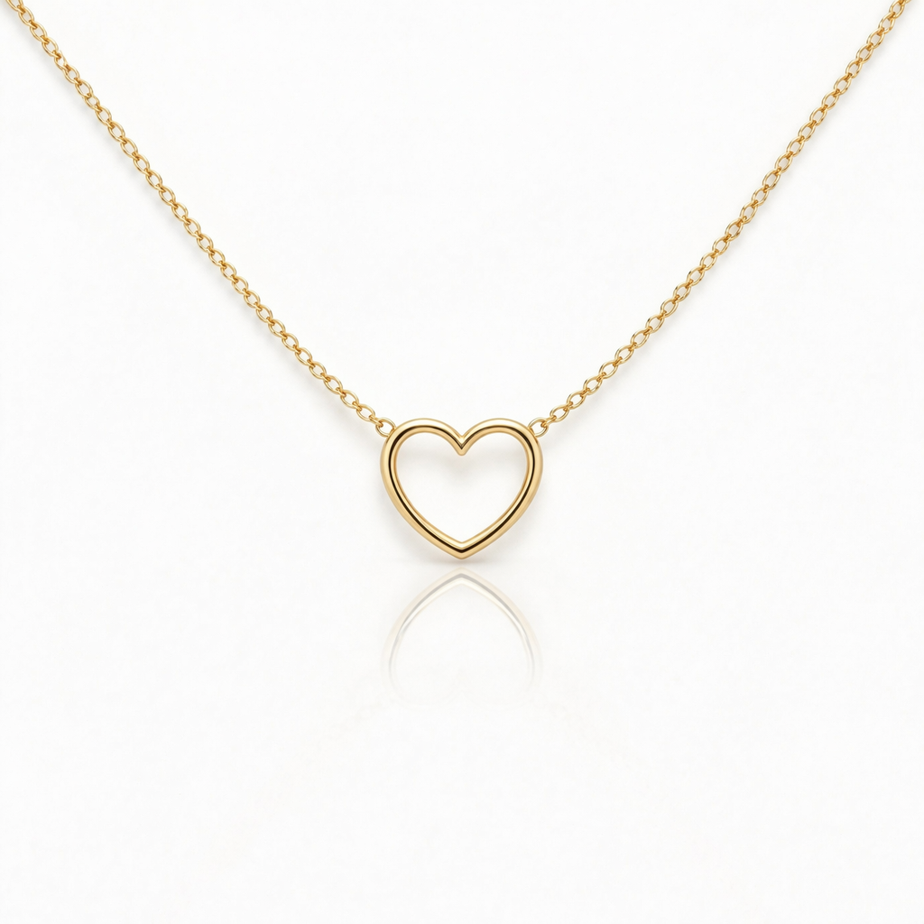 Collana in acciaio con cuore