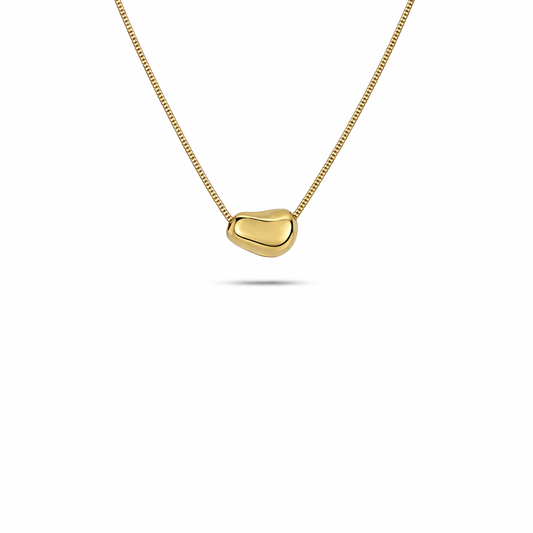 Collana in argento 925 con pepita portafortuna