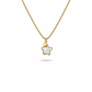 Collana in argento 925 con perla di fiume a forma di stella