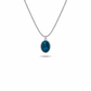 Collana in argento 925 con madonnina smaltata