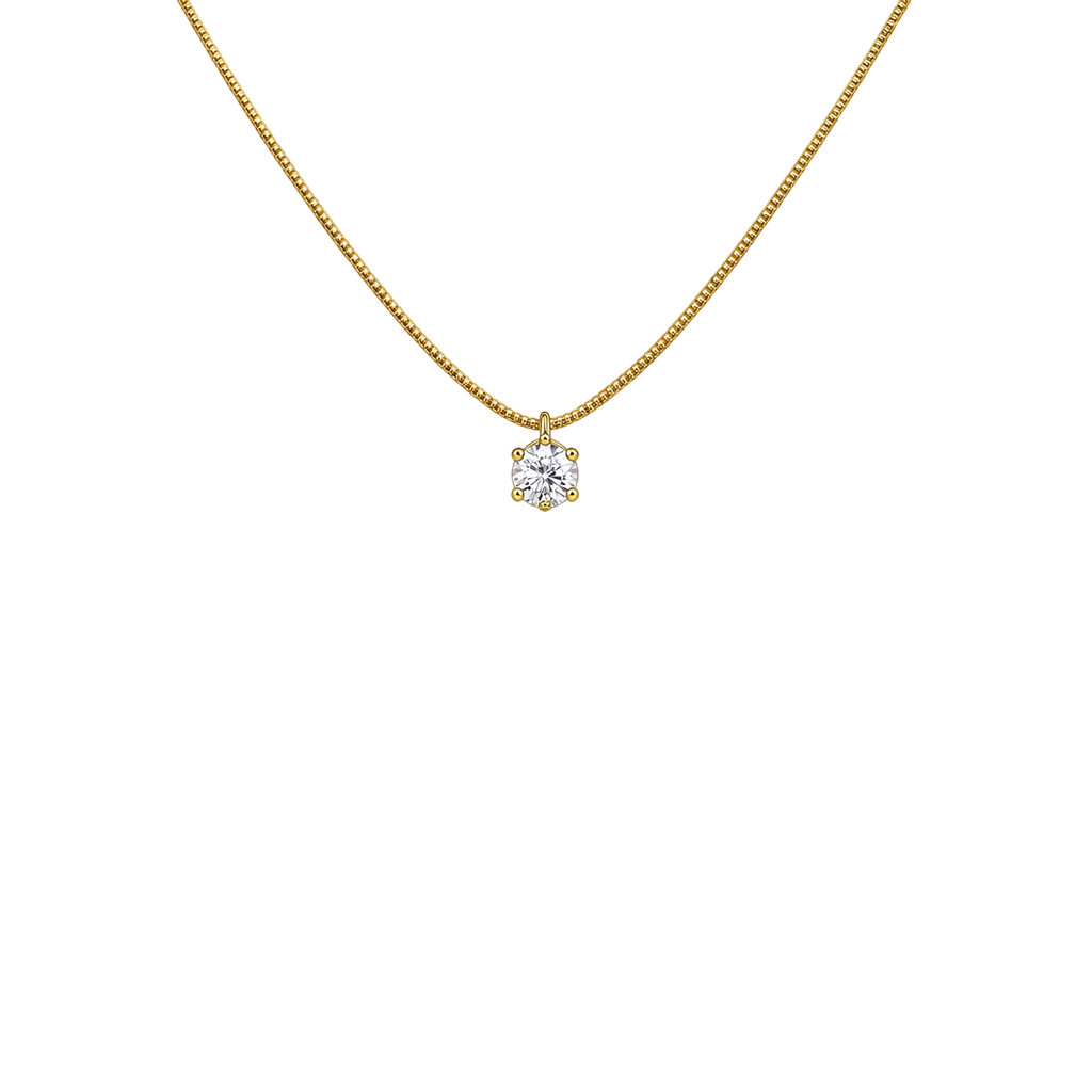 Collana punto luce in argento 925