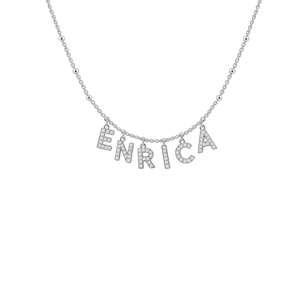 Collana in argento 925 con nome