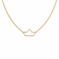 Collana in argento 925 con barchetta