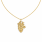 Rifiorisci - Collana in argento 925 con cuore umano con fiori